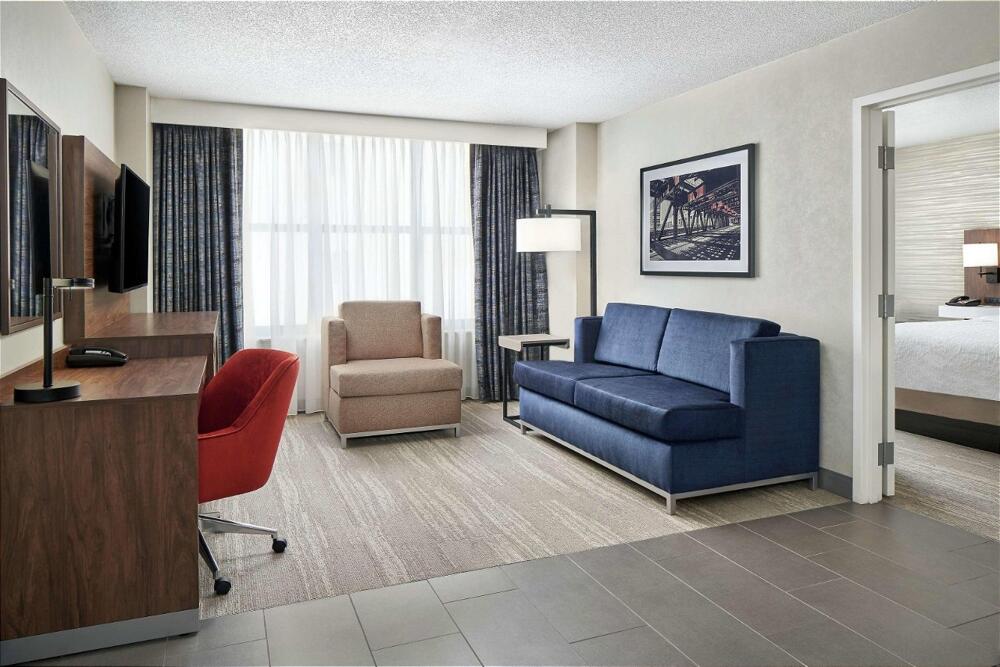 Foto de una habitación de Hotel Hampton Inn &amp;amp; Suites Chicago-Downtown