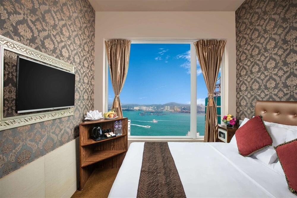 Foto de una habitación de Hotel Ramada Hong Kong Harbour View