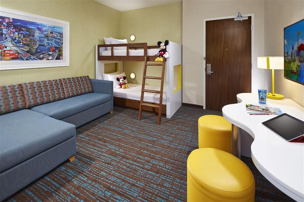 Foto de una habitación de Hotel SpringHill Suites by Marriott at Anaheim Resort Area/Convention Center