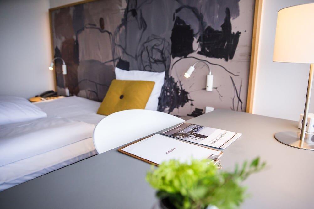 Foto de una habitación de Hotel Comwell Hvide Hus Aalborg