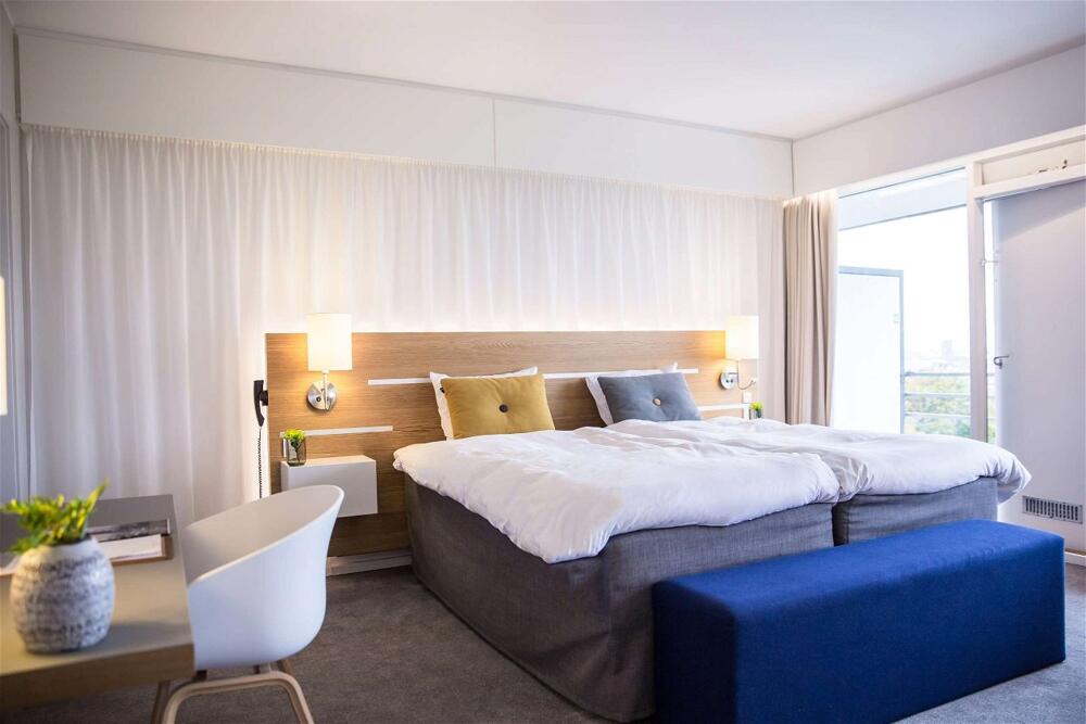 Foto de una habitación de Hotel Comwell Hvide Hus Aalborg