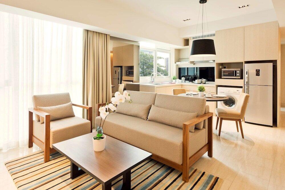 Foto de una habitación de Hotel Oasia Suites Kuala Lumpur by Far East Hospitality
