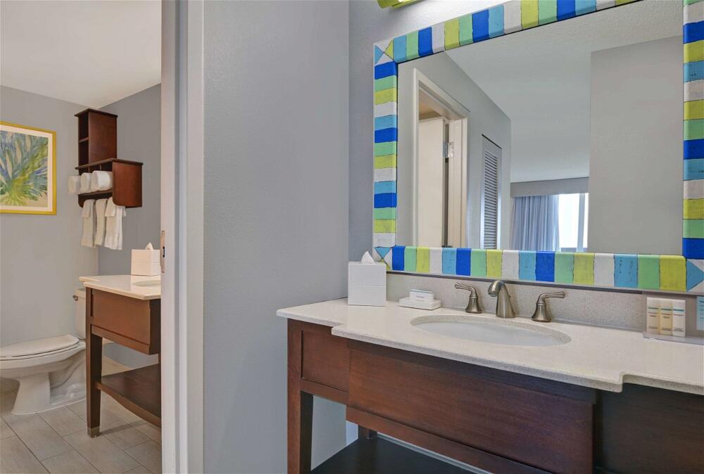 Foto del baño de Hotel Hampton Inn Oceanfront Jacksonville Beach