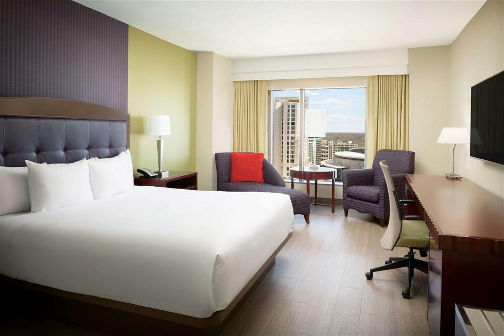 Foto de una habitación de Hotel Hilton Charlotte Uptown