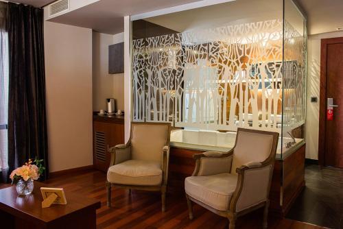 Foto de una habitación de Hotel Sancho Abarca