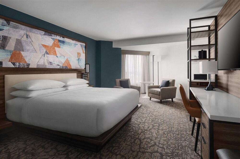 Foto de una habitación de Hotel Marriott Boston Quincy