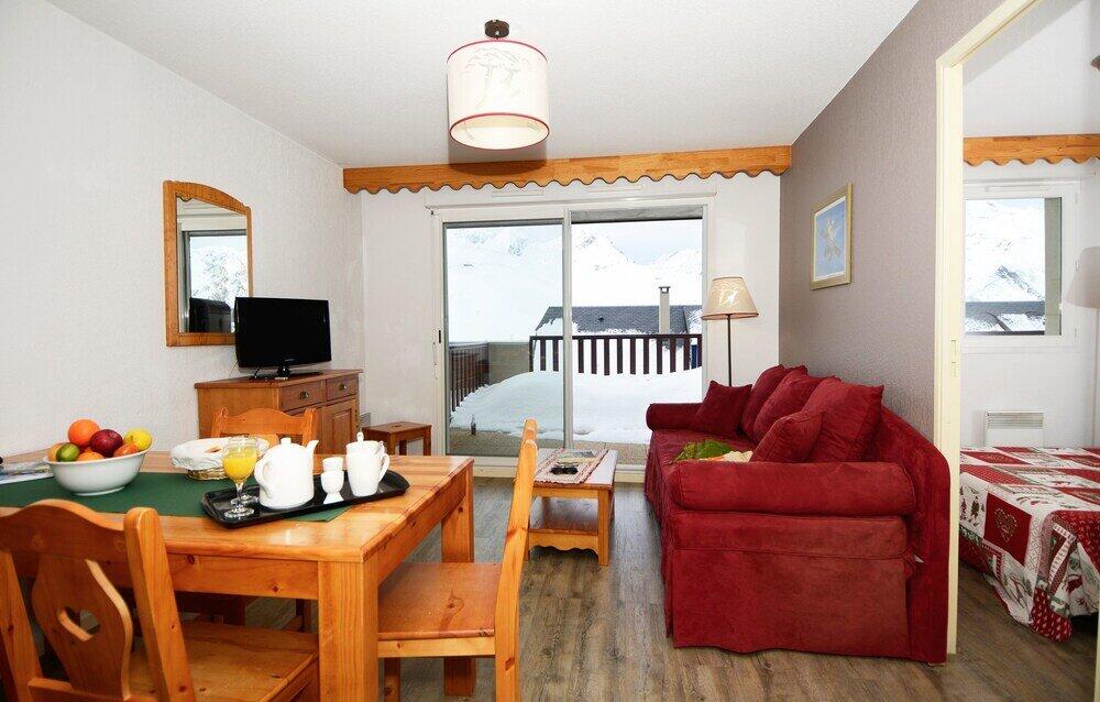 Foto de una habitación de Résidence Odalys Les Hauts de Peyragudes