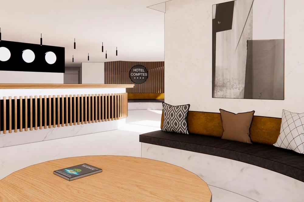 Foto de las zonas nobles de Hotel Comtes d’Urgell