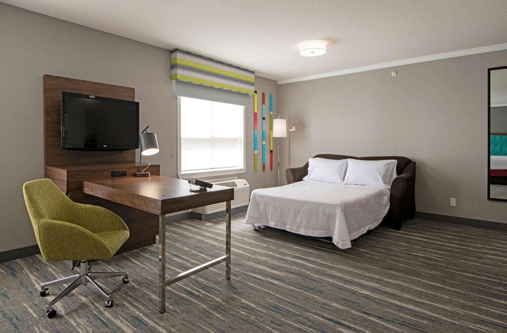Foto de una habitación de Hotel Hampton Inn by Hilton Kamloops