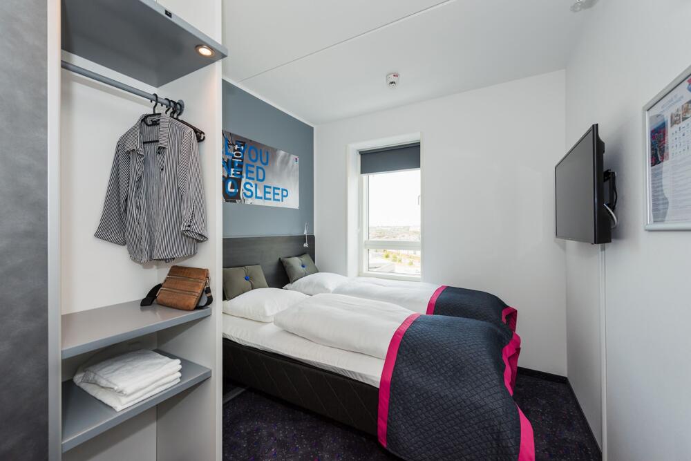 Foto de una habitación de Hotel CABINN Copenhagen