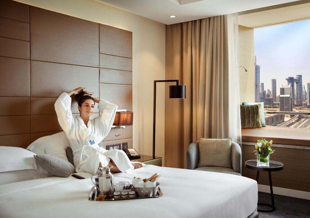 Foto de una habitación de Hotel Towers Rotana - Dubai