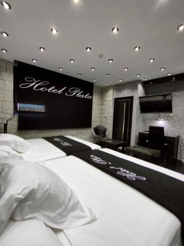 Foto de una habitación de Hotel Plata