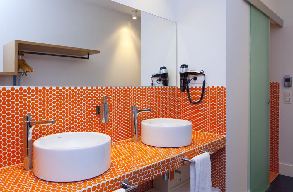 Foto del baño de Hostal SLEEP&amp;#039;N Atocha - B Corp Certified