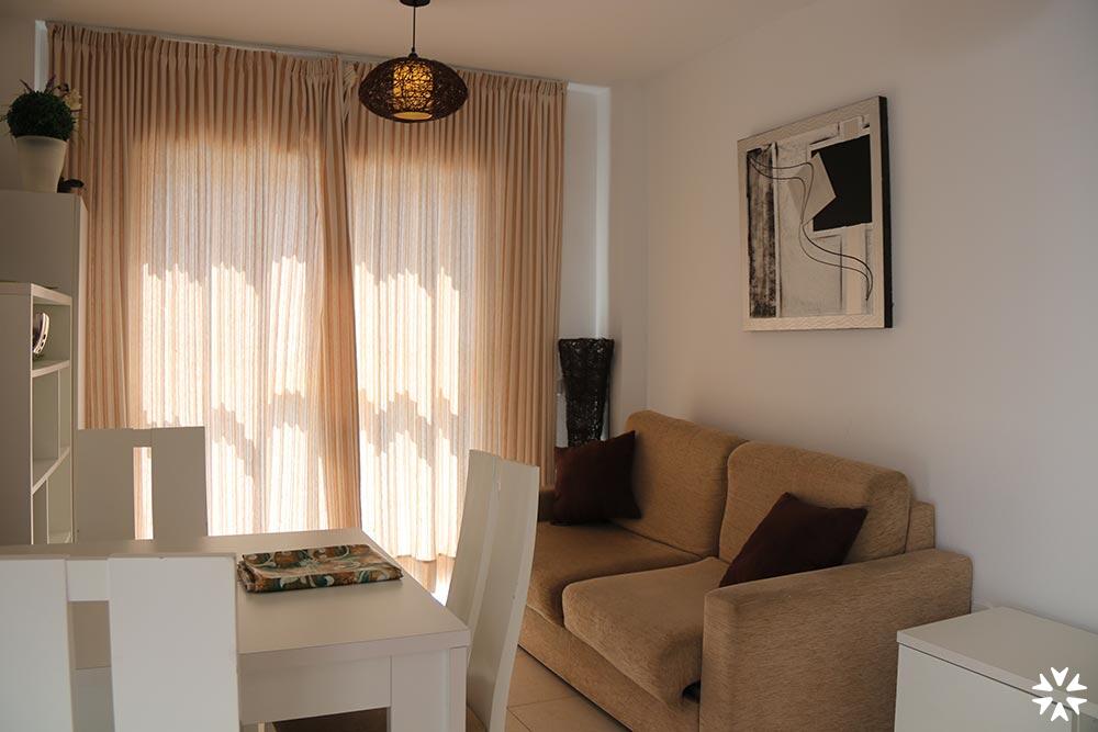 Foto de una habitación de Apartamentos Laguna Playa