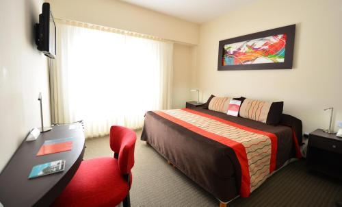 Foto de una habitación de Hotel El Amucan