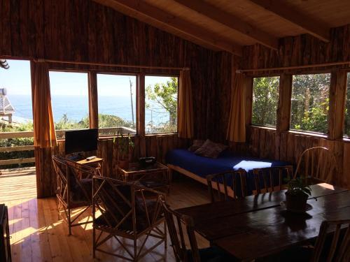 Foto de una habitación de Cabañas Campomar