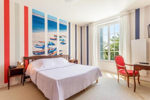 Foto de una habitación de Hotel Les Goelands