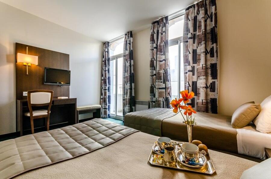Foto de una habitación de Hôtel Croix des Bretons - Lourdes Pyrénées