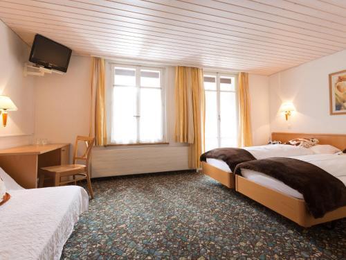 Foto de una habitación de Hotel Oberland
