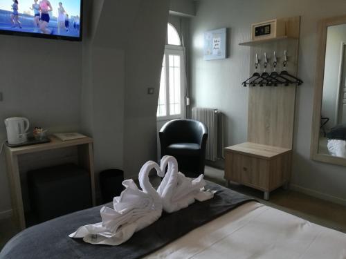 Foto de una habitación de Hotel de la Terrasse