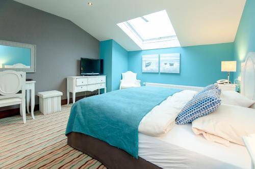 Foto de una habitación de Hotel am Hopfensee