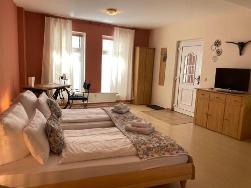 Foto de una habitación de Hotel-Pension Mandy