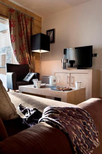 Foto de una habitación de CGH Résidences &amp;amp; Spas l&amp;#039;Orée des Neiges
