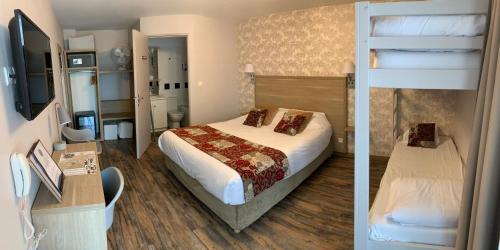 Foto de una habitación de Hôtel Le Clos Badan