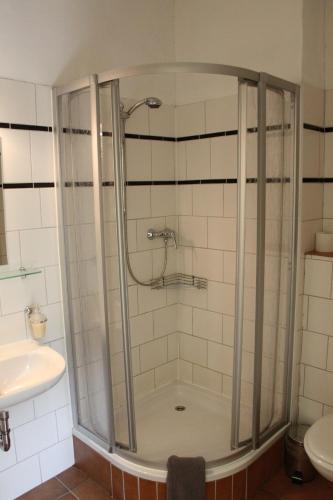 Foto del baño de Hotel Gästehaus Lisakowski