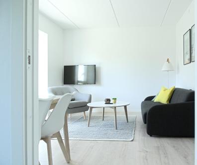 Foto de una habitación de Aalborg Hotel Apartments