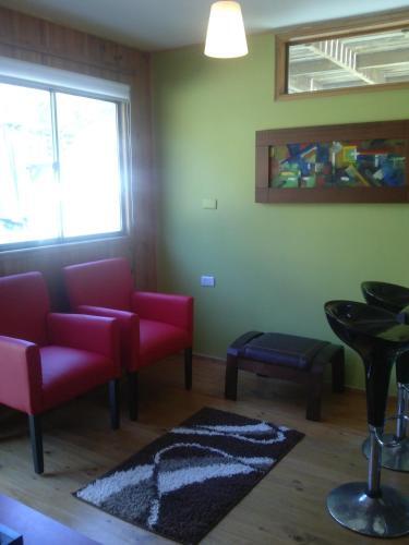 Foto de una habitación de Cabañas Sol de Mar