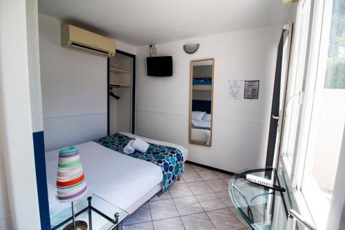 Foto de una habitación de Hôtel Bel Azur