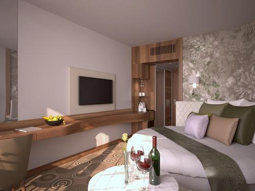 Foto de una habitación de NaturMed Hotel Carbona