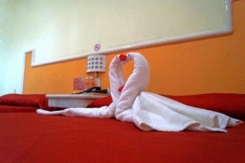 Foto de una habitación de Hotel La Palapa