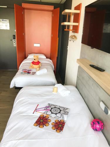 Foto de una habitación de Hotel Ibis Budget Strasbourg Centre Gare
