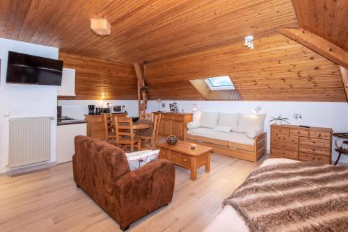 Foto de una habitación de Bed-and-Breakfast Chambre d&amp;#039;Hôtes la Combe Fleurie