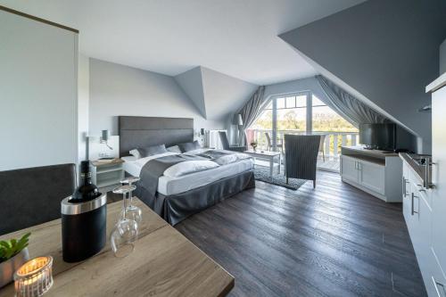 Foto de una habitación de Strandhafer Aparthotel