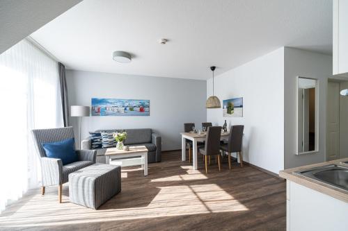 Foto de una habitación de Strandhafer Aparthotel