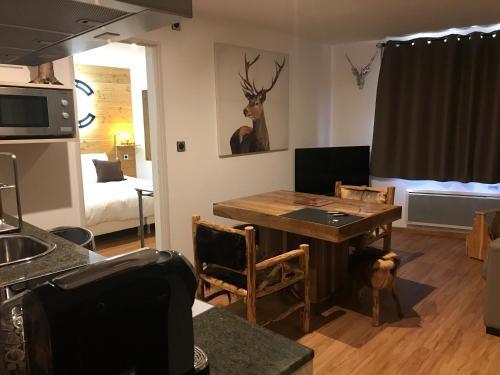 Foto de una habitación de Apartamentos Le Grizzly Luxe Location