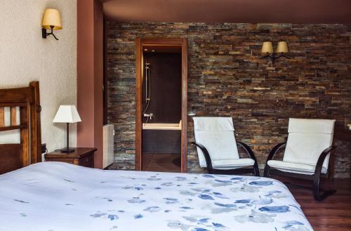 Foto de una habitación de Hostal La Plaça
