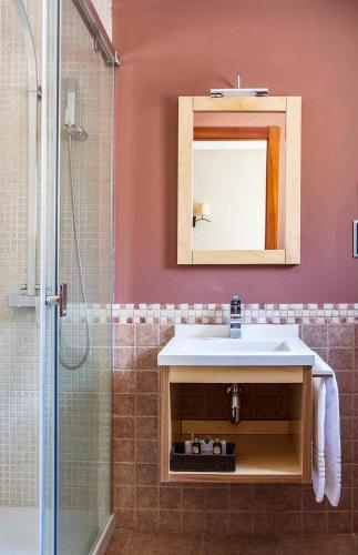 Foto de una habitación de Hostal La Plaça