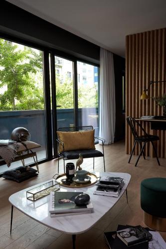Foto de una habitación de Pop Saldanha Premium Apartments