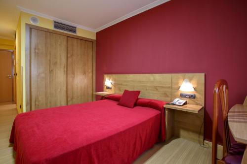 Foto de una habitación de Hotel Restaurante Pontiñas