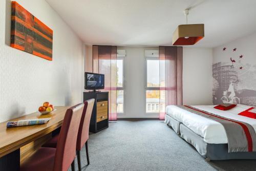 Foto de una habitación de Lagrange Apart’Hotel Strasbourg Wilson