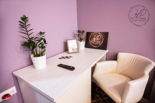 Foto de una habitación de Hotel Paganini