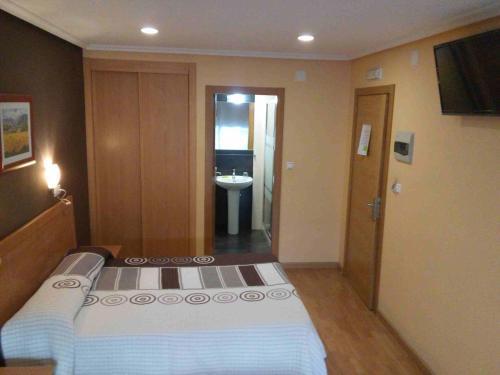 Foto de una habitación de Hostal Lido