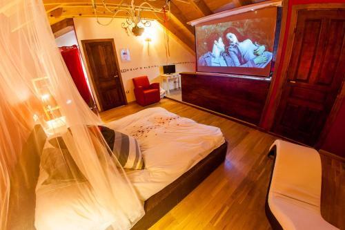 Foto de una habitación de Hotel Balcon del Pirineo Rural Ordesa