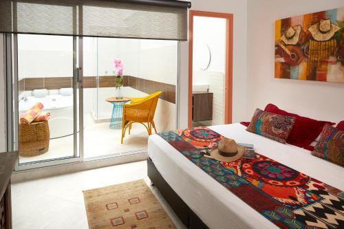 Foto de una habitación de Hotel y Spa Santa Fe Colonial