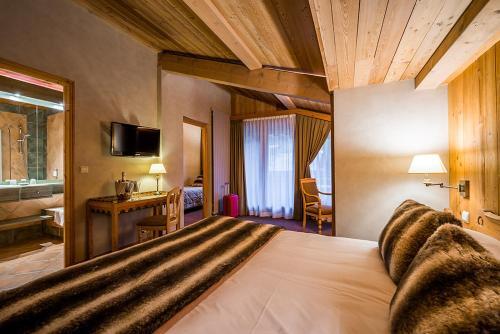 Foto de una habitación de Hotel Le Samoyede