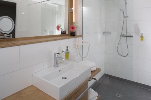 Foto de una habitación de Weberei Bendix Hotel &amp;amp; Appartements